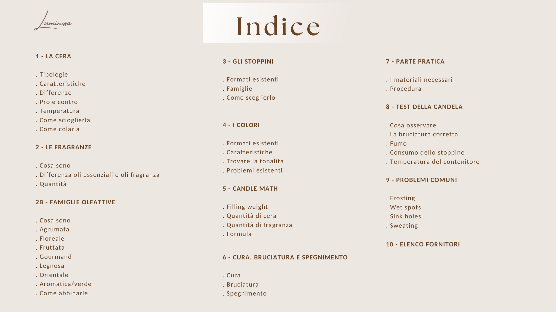 Corso Base Candele Artigianali